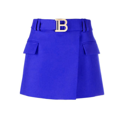 HarleyFashion 6 Colors Hot Summer Popular A-line Sexy Women Mini Skirt with Belt