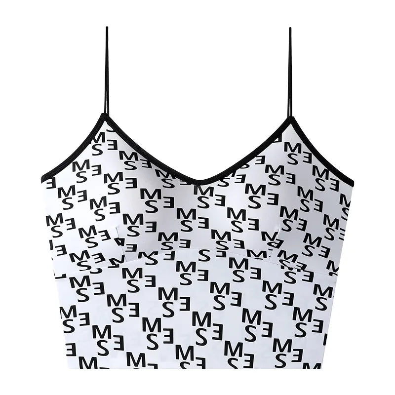 HarleyFashion y2k Women Crop Top Strap Sexy Design Leopard Printing Quality Summer Short Camis